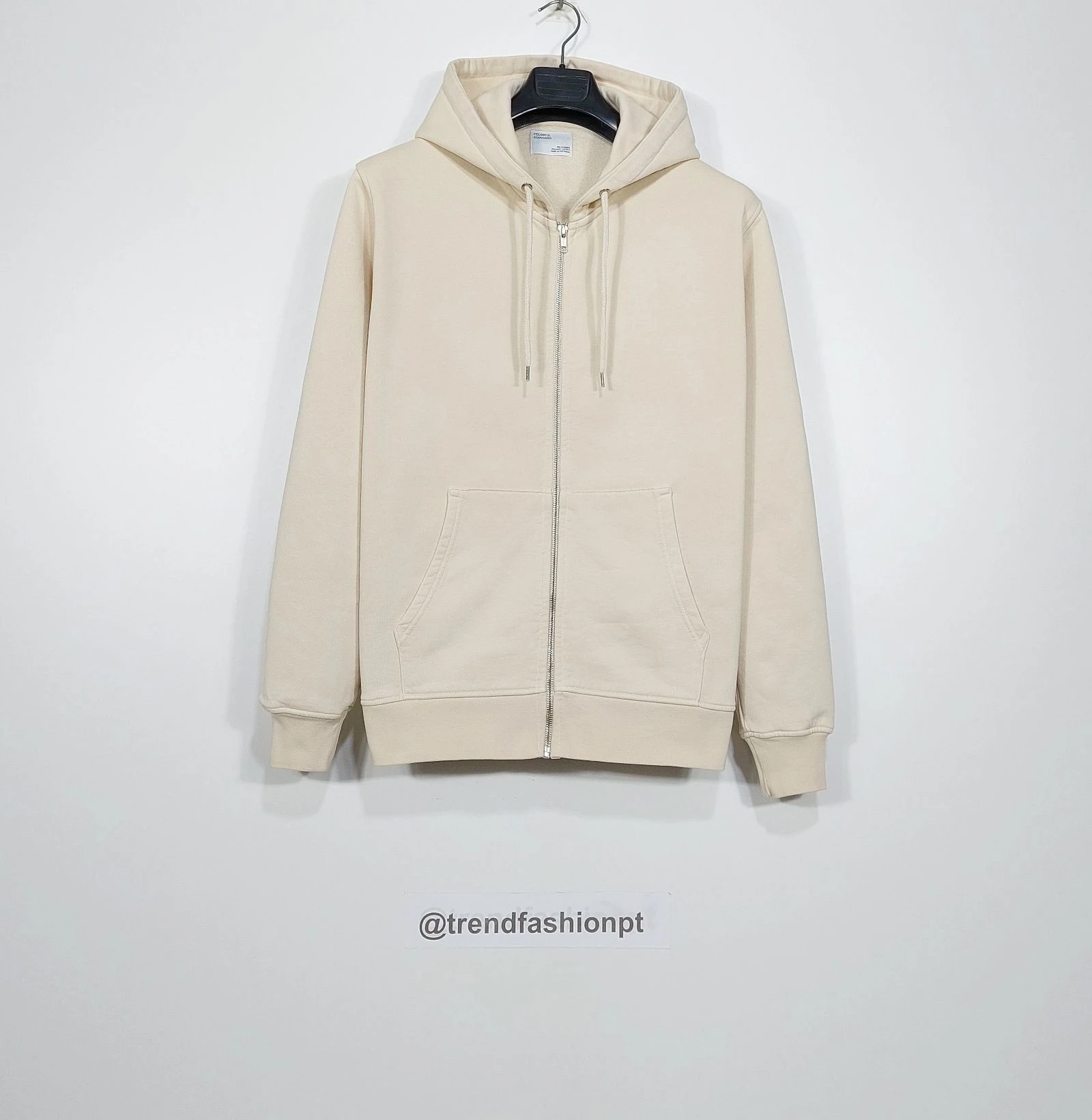 Colorful Standard organic zip hoodie - ivory white S